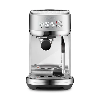 Breville Bambino Plus semi-auto espresso machine, front view