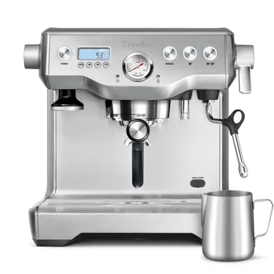Breville Dual Boiler semi-auto espresso machine, front view