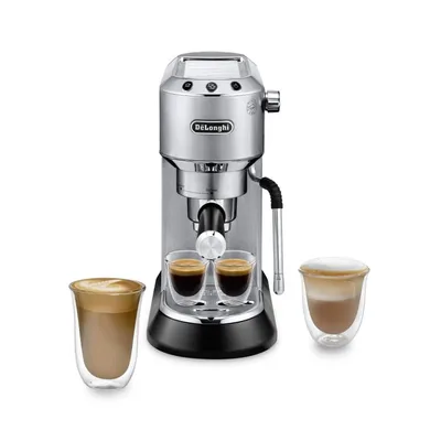 Dedica Arte Espresso Machine — semi-auto espresso machine, front view