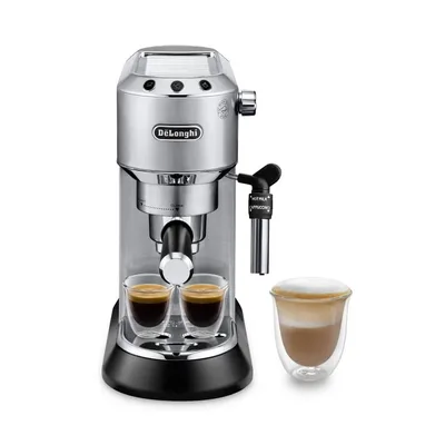 Dedica Deluxe Espresso Machine — semi-auto espresso machine, front view