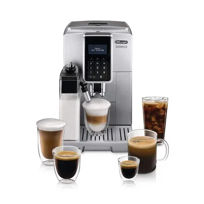 Dinamica Lattecrema Espresso Machine — bean-to-cup espresso machine, front view