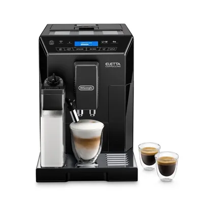 Eletta Automatic Espresso Machine, Cappuccino Maker - ECAM44660B — bean-to-cup espresso machine, front view