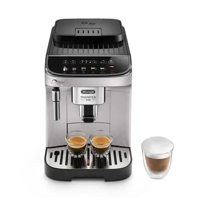 Magnifica Evo Espresso Machine — bean-to-cup espresso machine, front view
