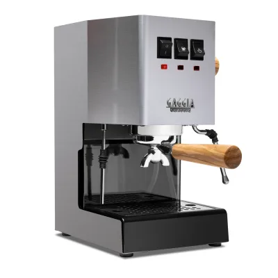 Gaggia Classic Pro E24 semi-auto espresso machine, front view