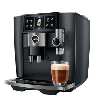 JURA J10 twin bean-to-cup espresso machine, front view